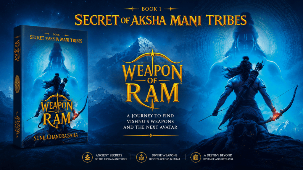 Arjun, Karna, Gandiva, Kodanda, Vijaya, Pinaka, Weapon Of Ram Trilogy, Kodanda, Shiva, Ramayana, Vishwamitra, Sunil Chandra Saha, Sunil Saha, Amish, Namit Malhotra Ramayana, Best Mythological Books | Mythological Fiction | Weapon of Ram | Indian Writer | Story of Rama | Ramayana Based Fiction