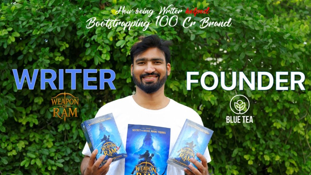 Sunil Chandra Saha, Weapon of Ram, Weapon of Ram Author, Founder Blue Tea, Blue Tea Founder, Blue Tea Bootstrapped Brand, ₹100 Crore Bootstrapped Brand, D2C Founder India, Ramayan Fantasy Trilogy, Ramayan Retelling, Hindu Mythology Fiction, Mythology by Sunil, Weapon of Ram Netflix Series, Weapon of Ram Animation, Weapon of Ram Live Action, Bootstrapped Startup India, D2C Brand Building, Storytelling for Business, Content Creation Founder, LinkedIn Creator India, Self Made Founder India, Herbal Tea Brand India, Shark Tank India Brand