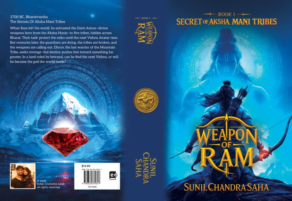 Sunil Chandra Saha, Weapon of Ram, Weapon of Ram Author, Founder Blue Tea, Blue Tea Founder, Blue Tea Bootstrapped Brand, ₹100 Crore Bootstrapped Brand, D2C Founder India, Ramayan Fantasy Trilogy, Ramayan Retelling, Hindu Mythology Fiction, Mythology by Sunil, Weapon of Ram Netflix Series, Weapon of Ram Animation, Weapon of Ram Live Action, Bootstrapped Startup India, D2C Brand Building, Storytelling for Business, Content Creation Founder, LinkedIn Creator India, Self Made Founder India, Herbal Tea Brand India, Shark Tank India Brand
